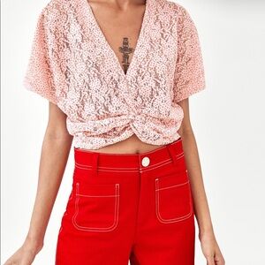 NWT Zara Lace Top